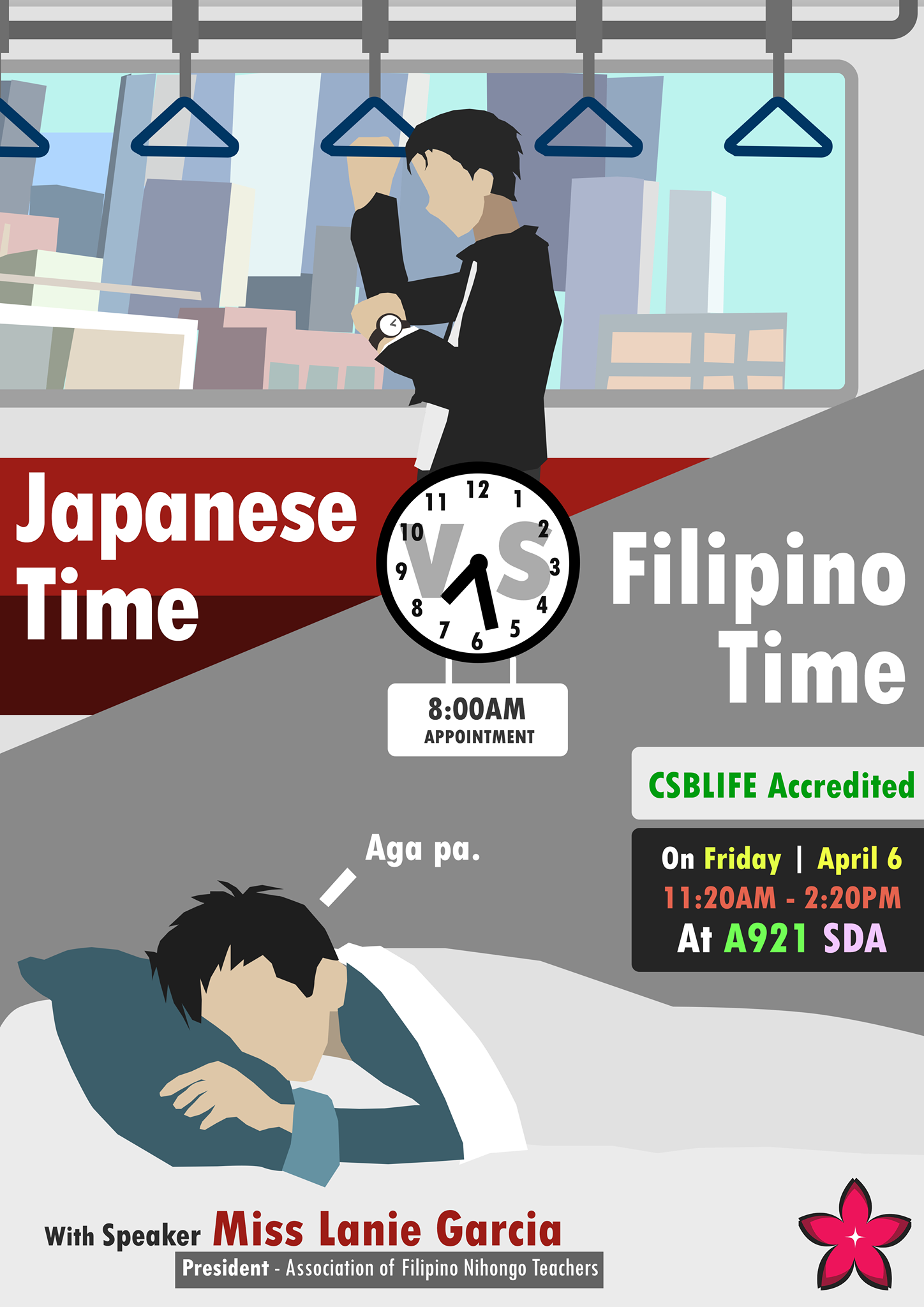 Japan-Time-vs-Filipino-Time-Poster